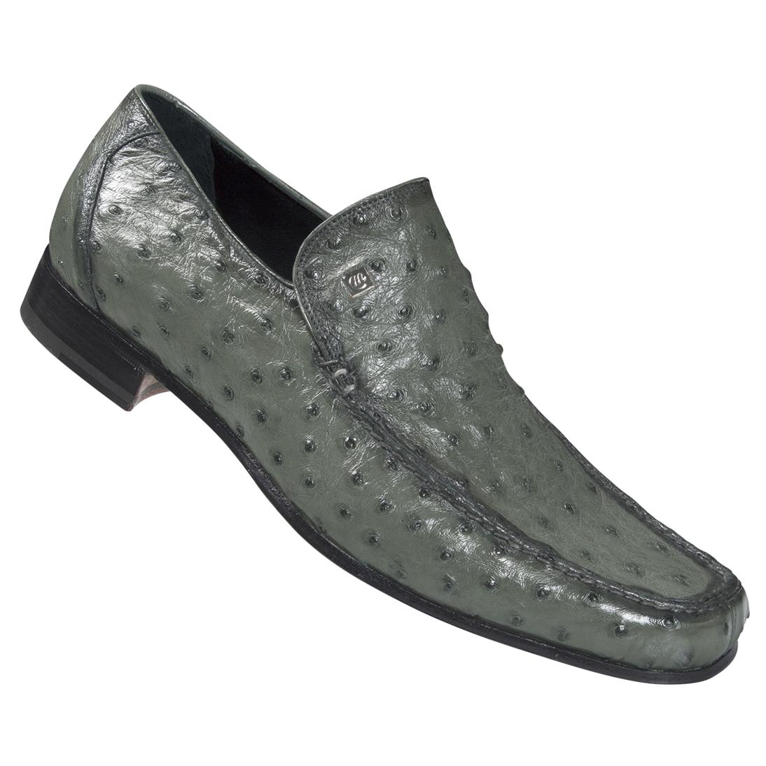 Mauri 3709 Serpentine Genuine All Over Ostrich Loafer Shoes