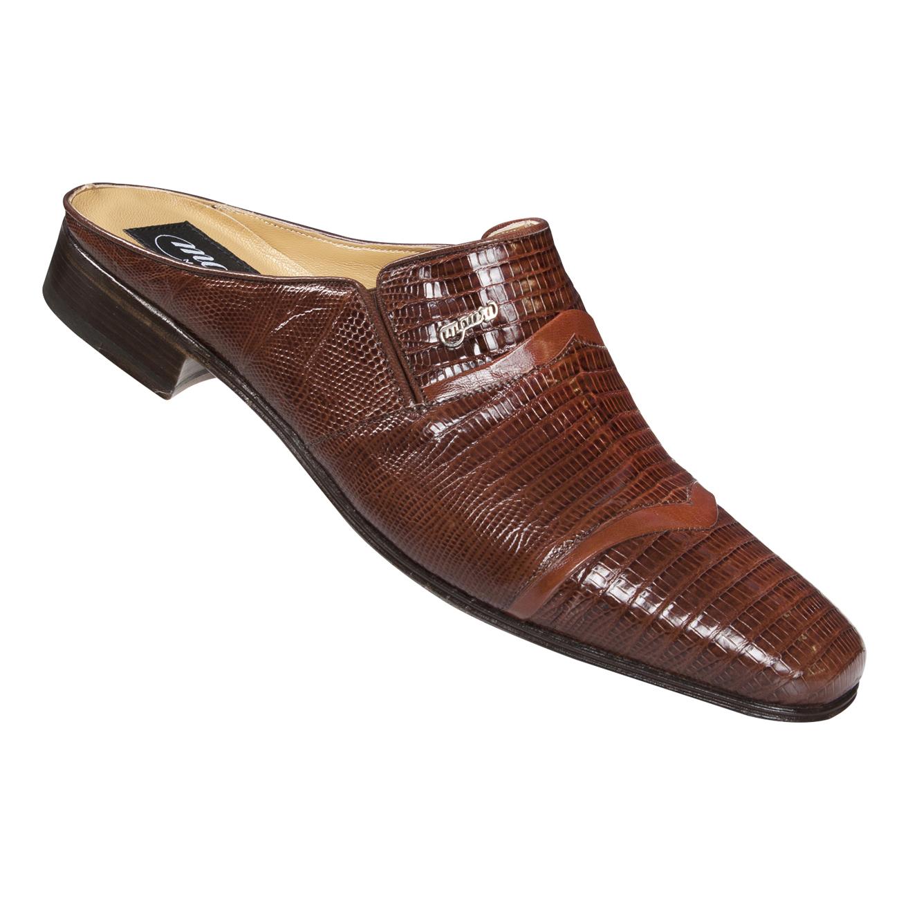 Mauri 4501/2 Gold Genuine All Over Lizard Half Shoes