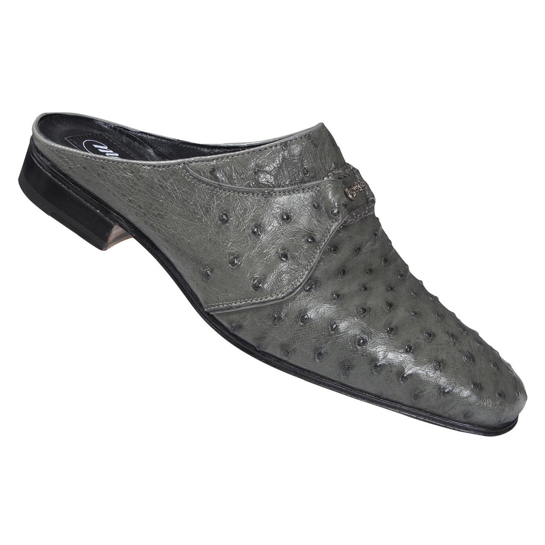 Mauri 4539/1 Serpentine Genuine All Over Ostrich Half Shoes