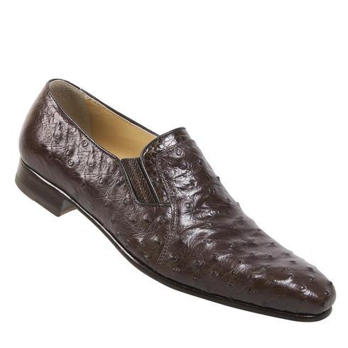 Mauri 4591 Sport Rust Genuine Ostrich Loafer Shoes