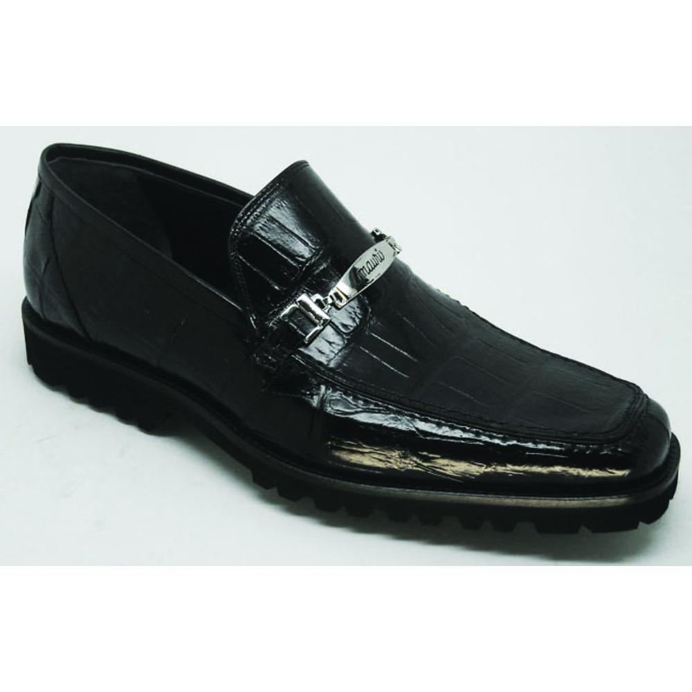 Mauri 4692 Black Genuine All Over Alligator 