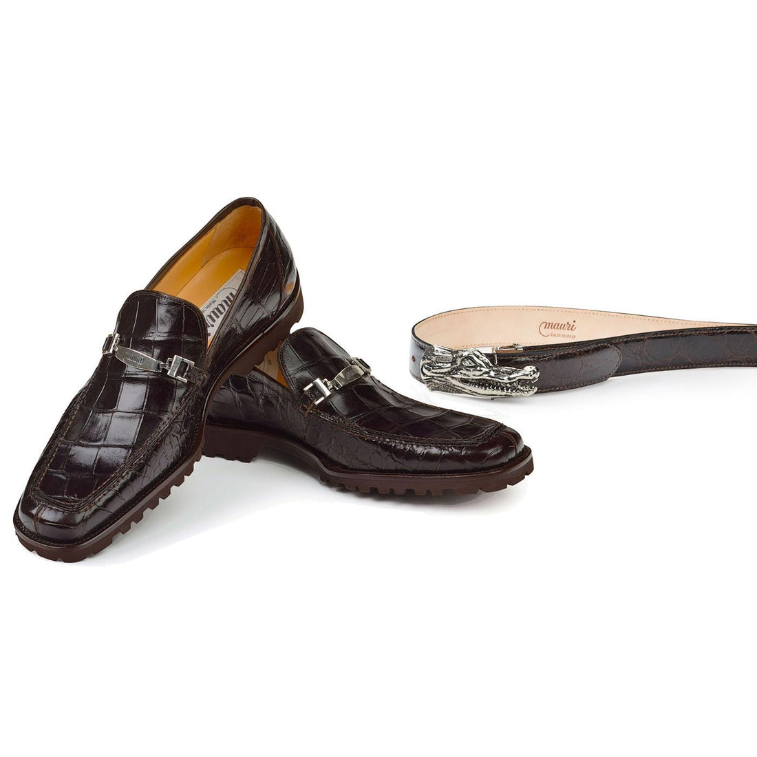 Mauri 4692 Dark Brown Genuine Alligator 