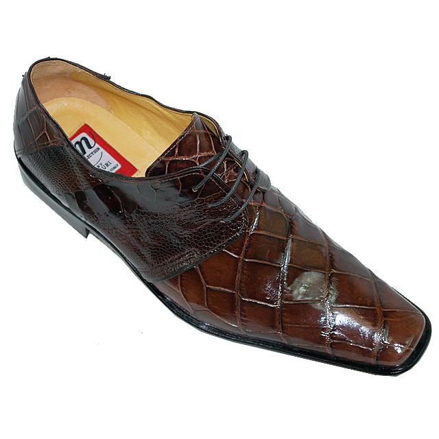 Mauri 531 Sport Rust Genuine Alligator Shoes Suit Essence