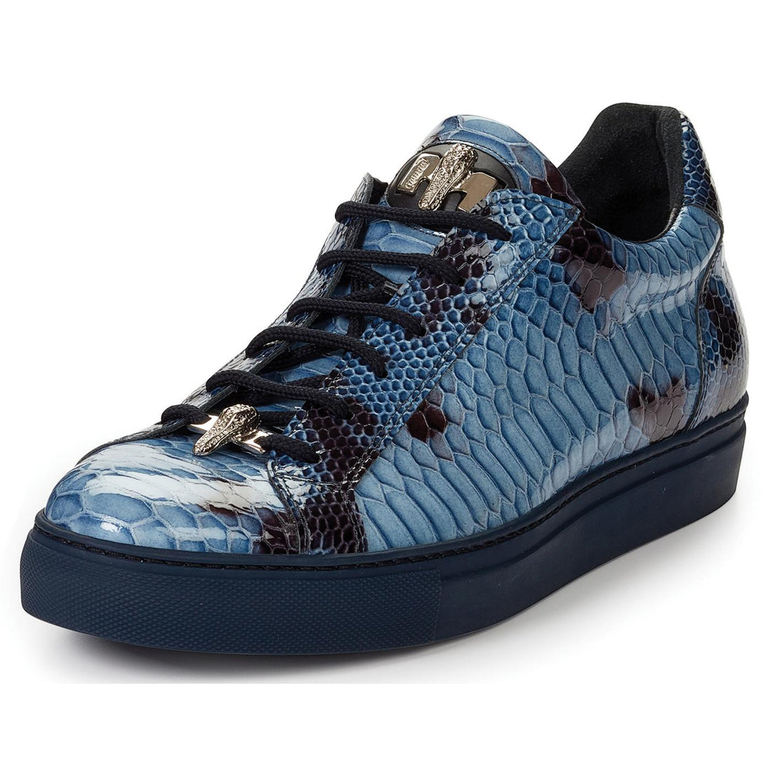 Mauri 8825/1 Blue Genuine Malabo Casual Sneakers