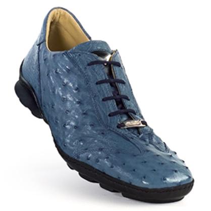 Mauri 9064 Jean Genuine All Over Ostrich Sneakers