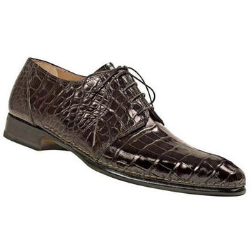 Mauri Balzac 1192 Dark Brown All Over Genuine Baby Alligator Shoes