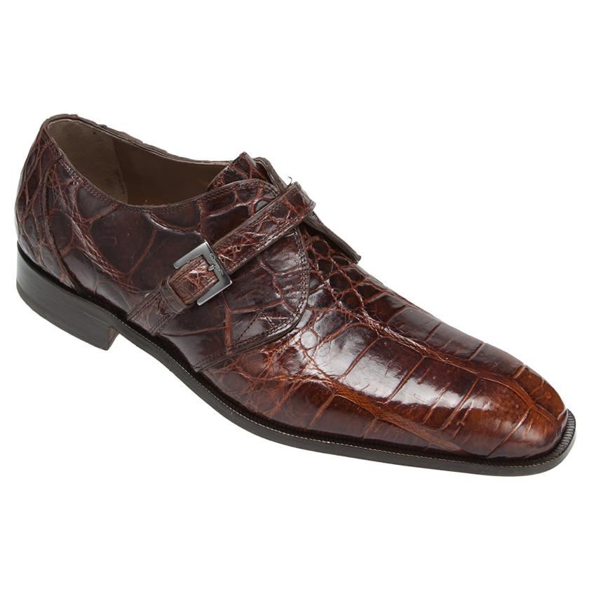 Mauri Continentale 1082 Golden Rust Genuine All Over Alligator Shoes