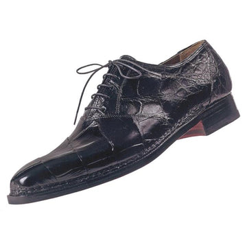 Mauri Czar 1171 Black Genuine All-Over Alligator Shoes