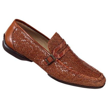 Mauri Etiquette 9199 Crocodile Flanks/Mauri Weaved Leather/Soft Calf Shoes