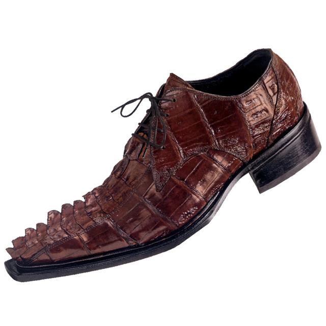 Mauri Free Thinking 42635 Burgundy Genuine Hornback Crocodile/Genuine Crocodile Shoes Suit Essence