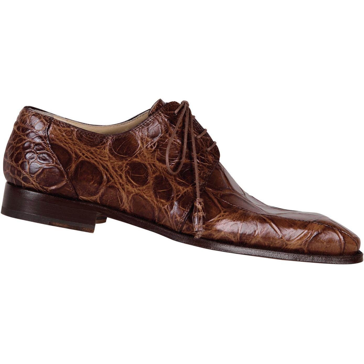 Mauri Gallery 4301 Camel Genuine Alligator Shoes