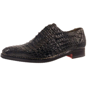 Mauri Granduer 1118 Dark Brown Genuine All-Over Hornback Crocodile Shoes