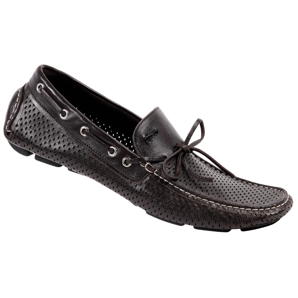 Mauri Lambretta 9282 Black Genuine Calf Perforated Shoes