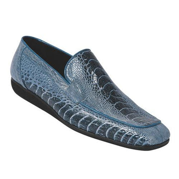 Mauri Lax 9211 Bicolore Jeans Genuine Ostrich Leg Shoes