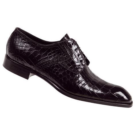 Mauri Leadership 0219 Black Genuine All-Over Alligator Shoes