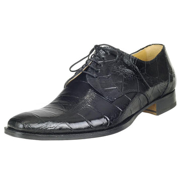 Mauri M508 Black Genuine All-Over Alligator Shoes