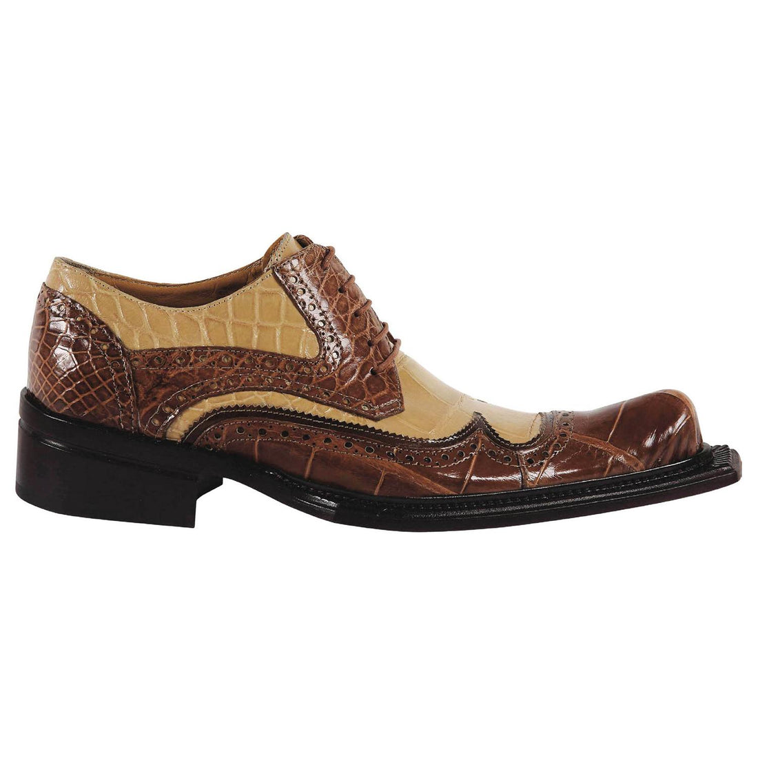 Mauri Major 44171 Bone/Camel Genuine Alligator/Calf Shoes