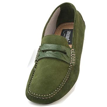 Mauri Palio 9247 Forest Green Genuine Ostrich Suede Shoes