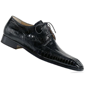 Mauri Predator 2973 Black Genuine Alligator/Ostrich Shoes 