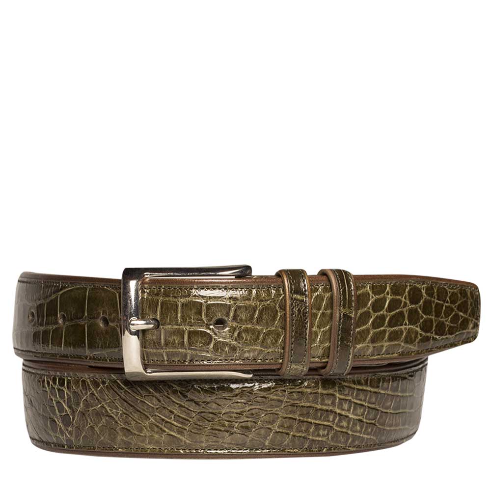 Mezlan AO7907 Alligator Olive Belt