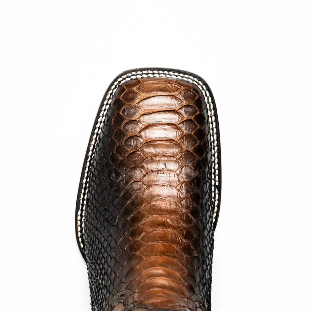 Marco Di Milano Missouri Lisboa Genuine Python Cowboy Boots
