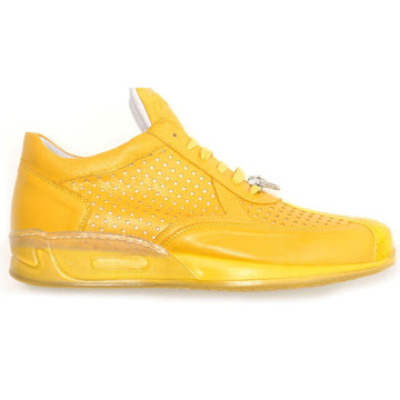 Mauri Gold Genuine Nappa Perforated Sneakers