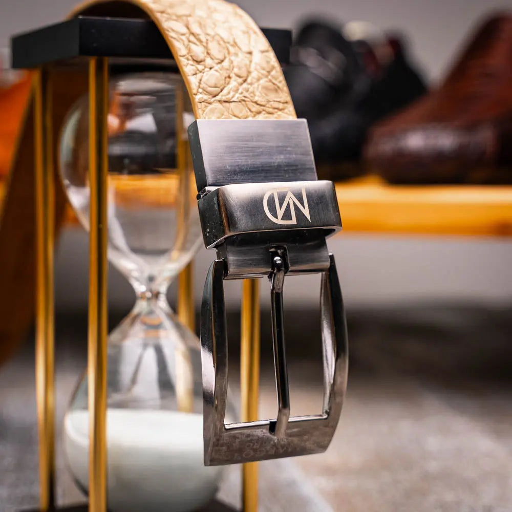 Marco Di Milano Riccardo Orix Genuine Crocodile Belt