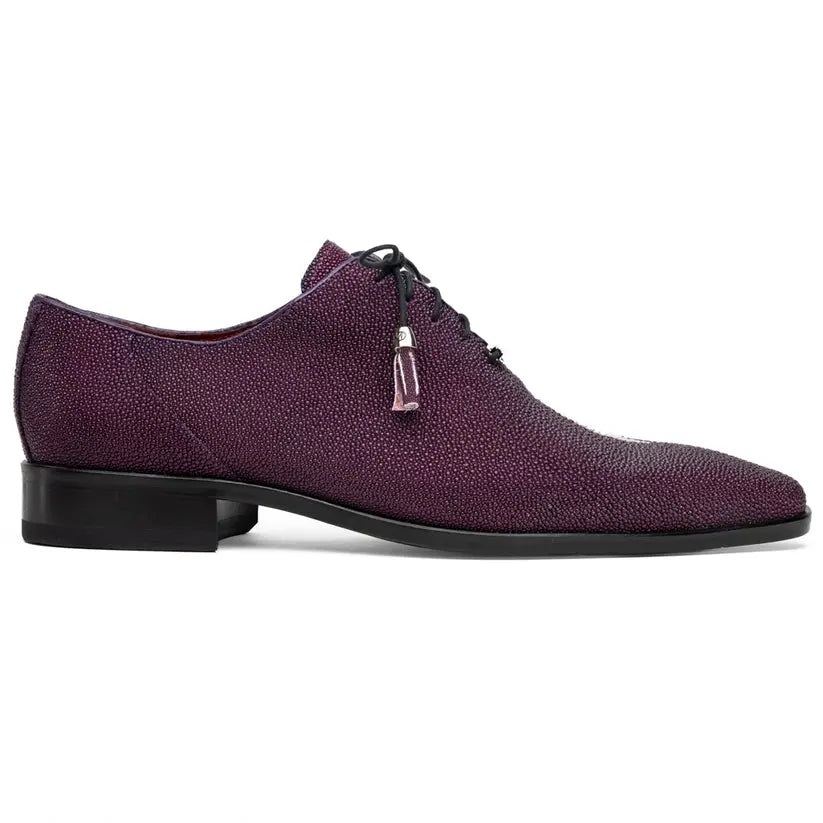 Marco Di Milano Rimini Purple Genuine Stingray Oxfords