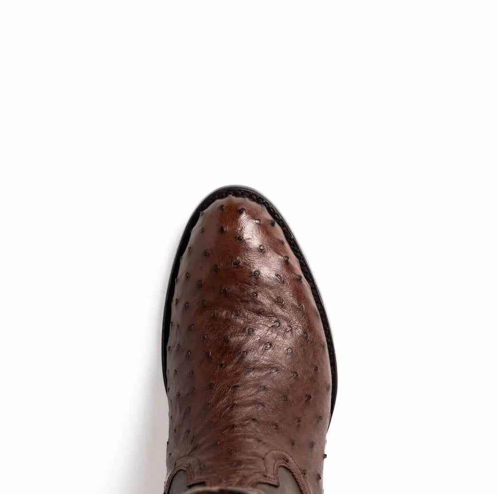 Marco Di Milano Savannah Kango Tabac Genuine Ostrich Cowboy Boots