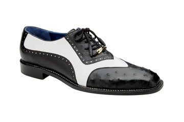 Belvedere Sesto Genuine Ostrich / Italian Calf Oxfords