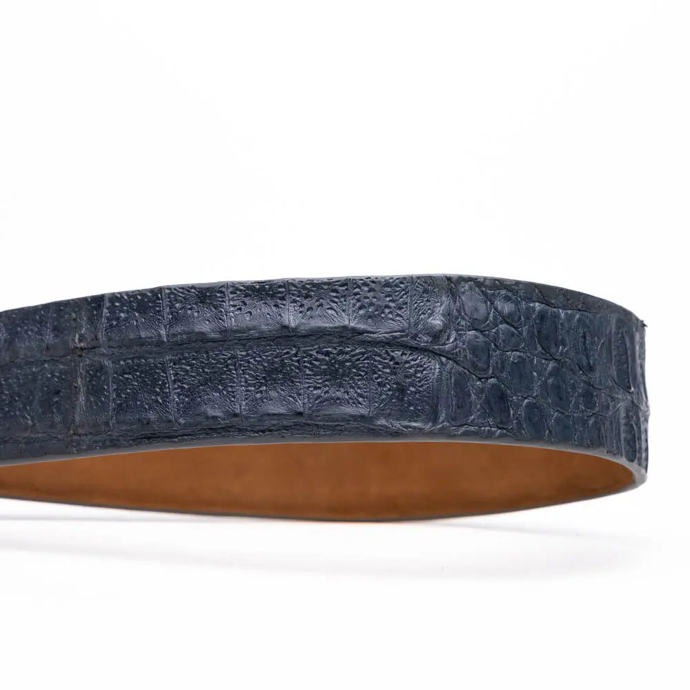 Marco Di Milano Silvio Gray Genuine Caiman Crocodile Belt