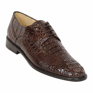 Los Altos ZV090207 Men's Brown Genuine Caiman Hornback Oxfords