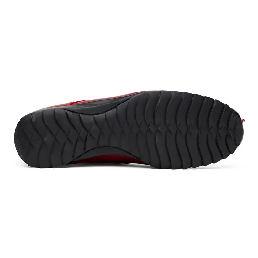 Marco Di Milano Udine Red Genuine Hornback Caiman Crocodile Tail/Calf Sneakers
