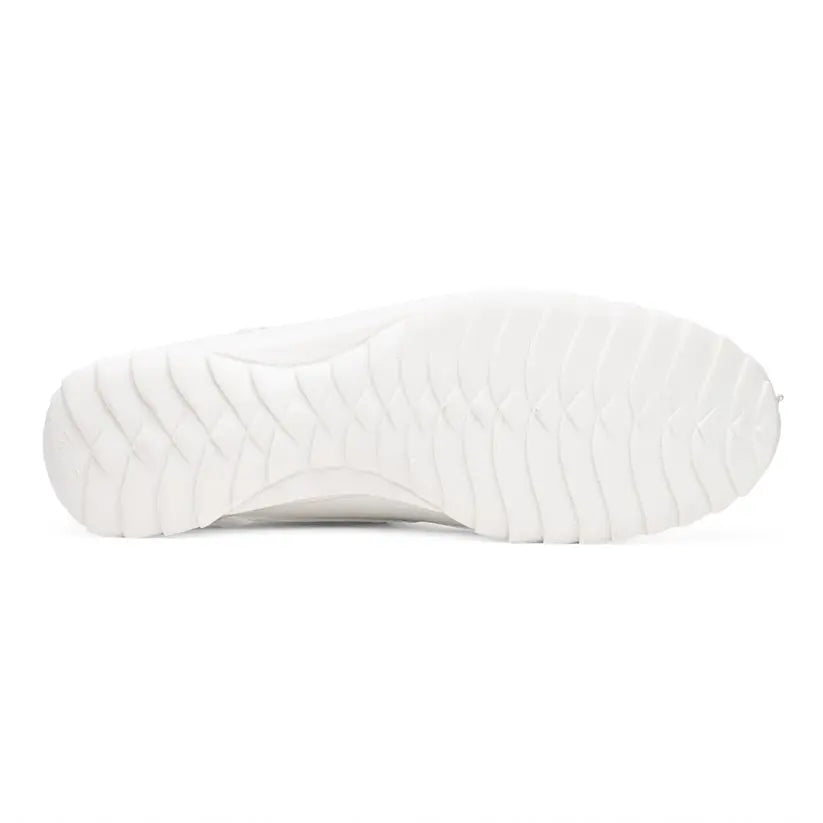 Marco Di Milano Udine White Genuine Hornback Caiman Crocodile Tail/Calf Sneakers